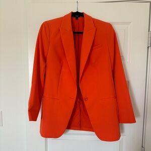 Bright Orange Express Editor Blazer